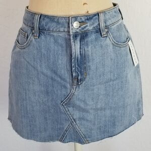 PACSUN  Jean Mini Skirt in Madam Wash
